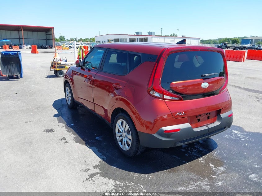 2020 Kia Soul VIN KNDJ23AUXL7097916 IAAI salvage auction — UNKNOWN, Salvage (Missouri), sold $2,150 on 2026-07-11 (photo 3)