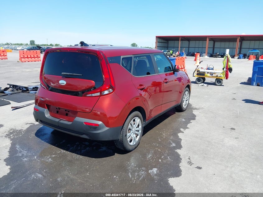 2020 Kia Soul VIN KNDJ23AUXL7097916 IAAI salvage auction — UNKNOWN, Salvage (Missouri), sold $2,150 on 2026-07-11 (photo 4)