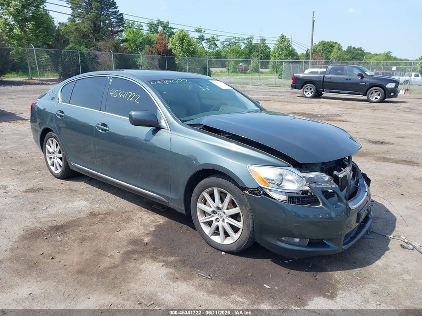 2007 Lexus Gs 350 VIN JTHCE96S770011176 IAAI salvage auction — FRONT END, Clear (Virginia), sold $550 on 2026-07-14 (photo 1)
