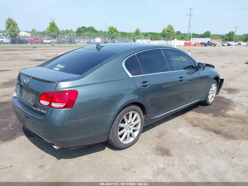 2007 Lexus Gs 350 VIN JTHCE96S770011176 IAAI salvage auction — FRONT END, Clear (Virginia), sold $550 on 2026-07-14 (photo 4)