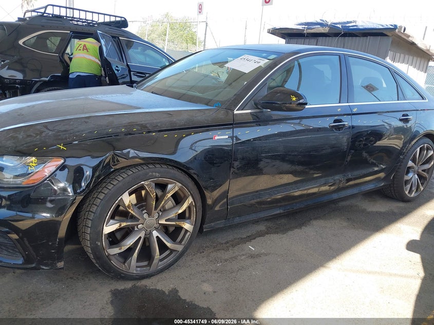2015 Audi A6 VIN WAUFGAFC3FN003237 IAAI salvage auction — LEFT SIDE, Salvage (Minnesota), sold $1,600 on 2026-08-22 (photo 6)
