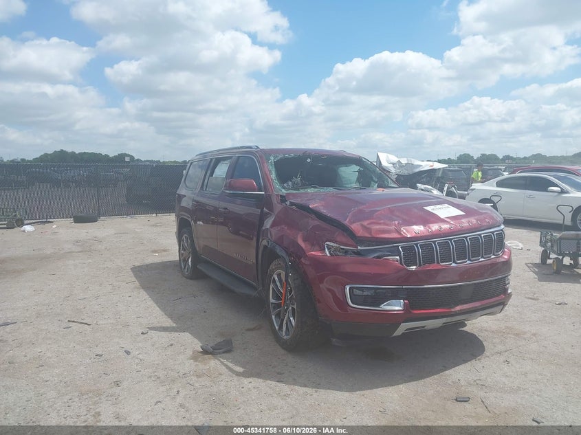 2022 Jeep Grand wagoneer VIN 1C4SJVBTXNS165155 IAAI salvage auction — BIO HAZARD, Salvage Title, sold $4,000 on 2026-07-30 (photo 1)