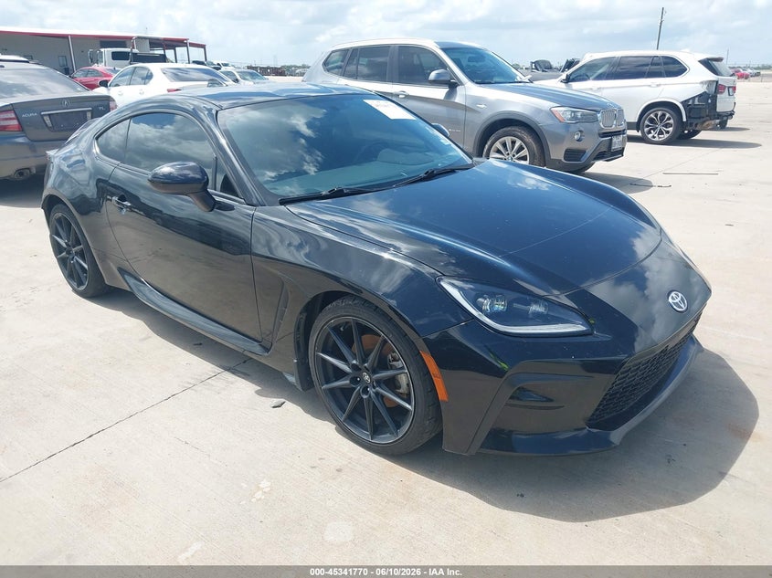 2023 Toyota Gr 86 VIN JF1ZNBF15P8763315 IAAI salvage auction — WATER/FLOOD, Salvage (Texas), sold $9,000 on 2026-07-31 (photo 1)