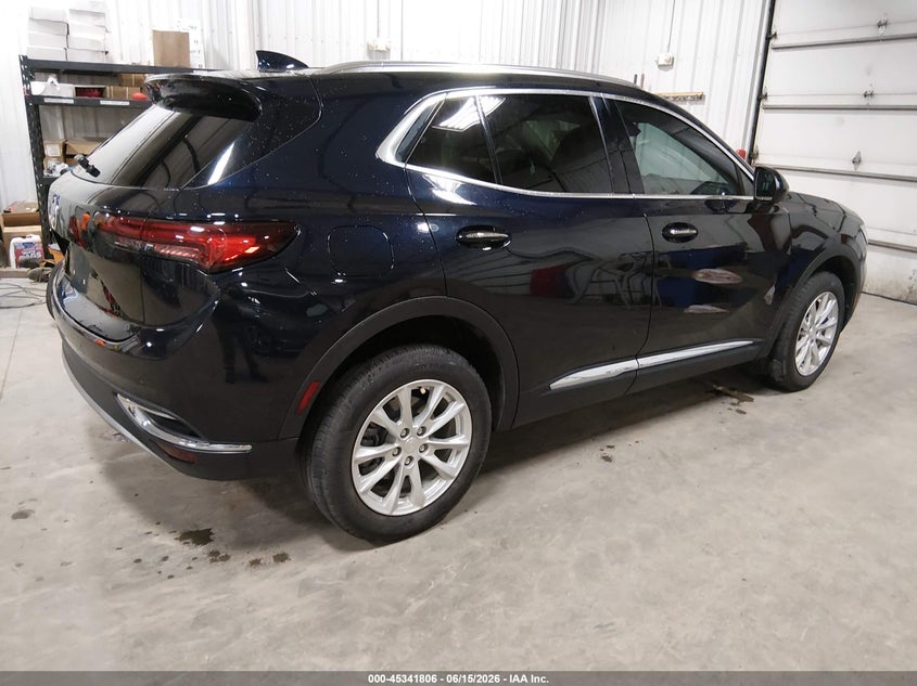 2021 Buick Envision VIN LRBFZMR43MD147133 IAAI salvage auction — HAIL, Salvage (Iowa), sold $11,750 on 2026-07-28 (photo 4)