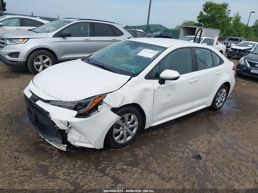 2020 Toyota Corolla VIN 5YFEPRAE8LP081615 IAAI salvage auction — FRONT END, Salvage (Virginia), sold $5,225 on 2026-07-20 (photo 2)