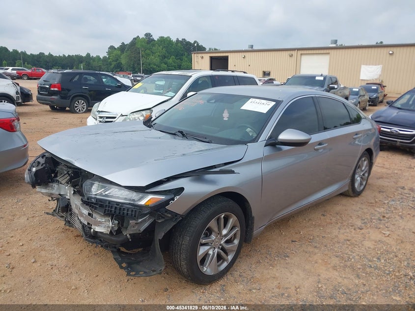 2018 Honda Accord VIN 1HGCV1F1XJA202796 IAAI salvage auction — FRONT END, Salvage (North Carolina), sold $1,750 on 2026-07-23 (photo 2)