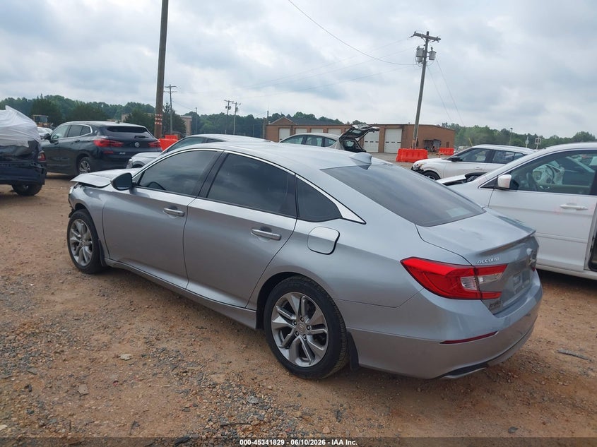 2018 Honda Accord VIN 1HGCV1F1XJA202796 IAAI salvage auction — FRONT END, Salvage (North Carolina), sold $1,750 on 2026-07-27 (photo 3)
