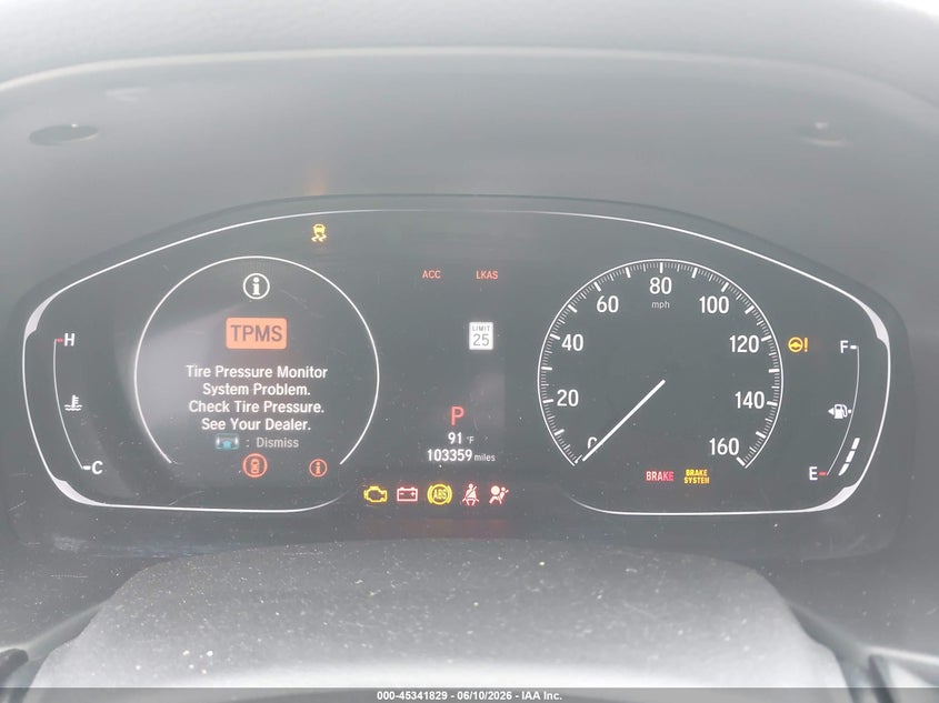 2018 Honda Accord VIN 1HGCV1F1XJA202796 IAAI salvage auction — FRONT END, Salvage (North Carolina), sold $1,750 on 2026-07-23 (photo 7)