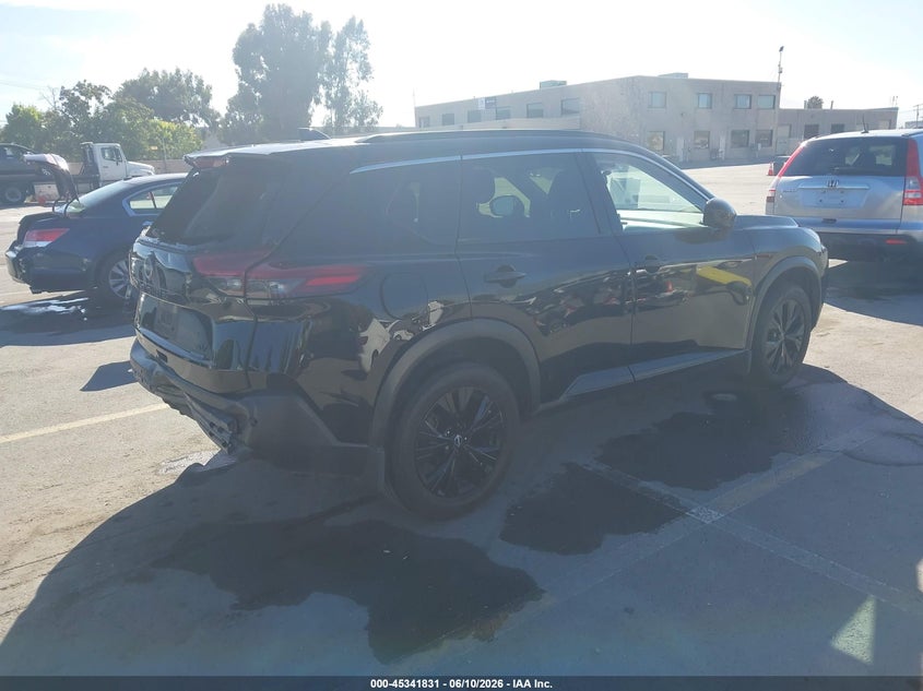 2023 Nissan Rogue VIN JN8BT3BA3PW013005 IAAI salvage auction — REAR END, Salvage Title, sold $4,800 on 2026-07-13 (photo 4)
