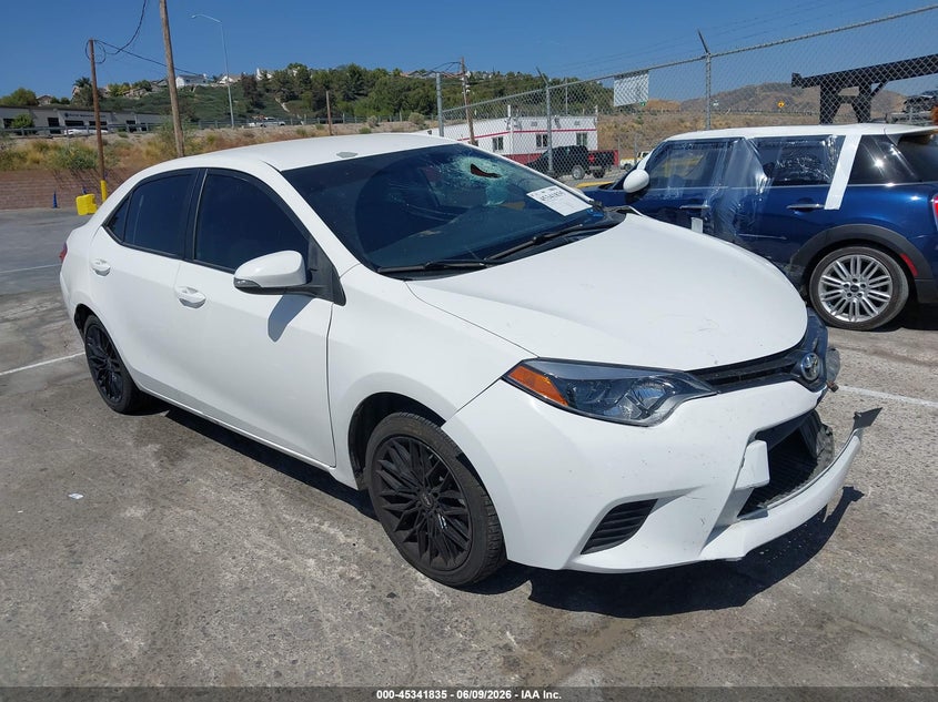 2015 Toyota Corolla VIN 5YFBURHE2FP201821 IAAI salvage auction — LEFT SIDE, Salvage (New Mexico), sold $1,725 on 2026-07-29 (photo 1)