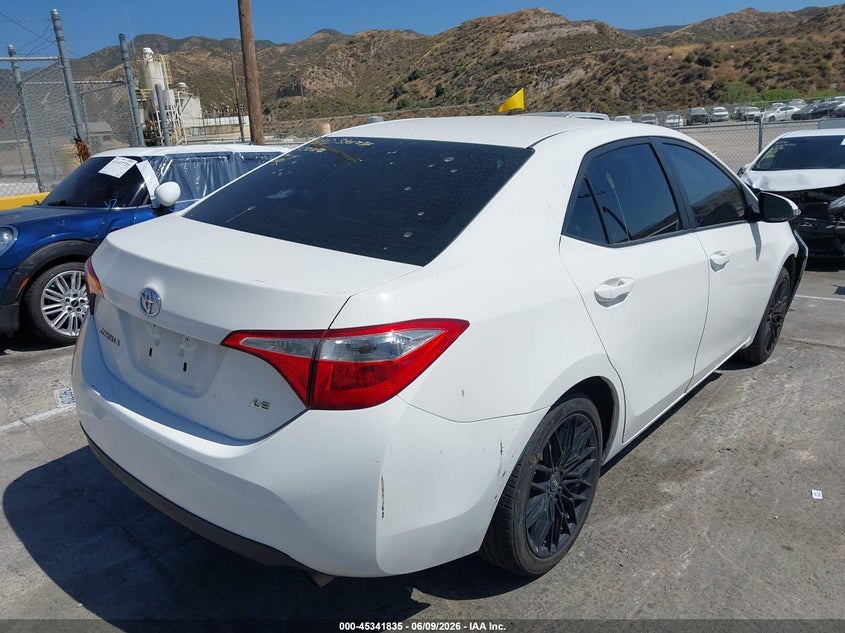2015 Toyota Corolla VIN 5YFBURHE2FP201821 IAAI salvage auction — LEFT SIDE, Salvage (New Mexico), sold $1,725 on 2026-07-29 (photo 4)