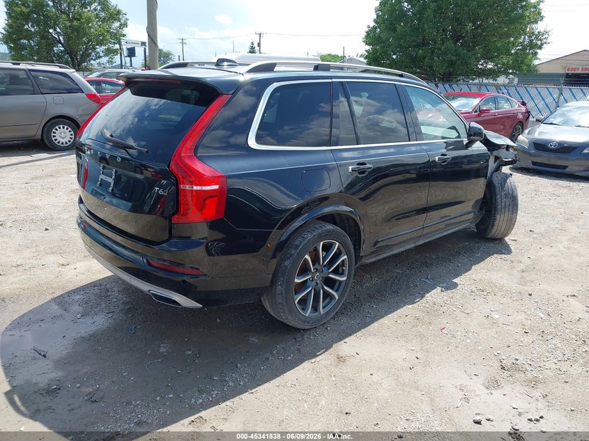 2016 Volvo Xc90 VIN YV4A22PK6G1029537 IAAI salvage auction — FRONT END, Clear (Illinois), sold $1,800 on 2026-07-14 (photo 4)