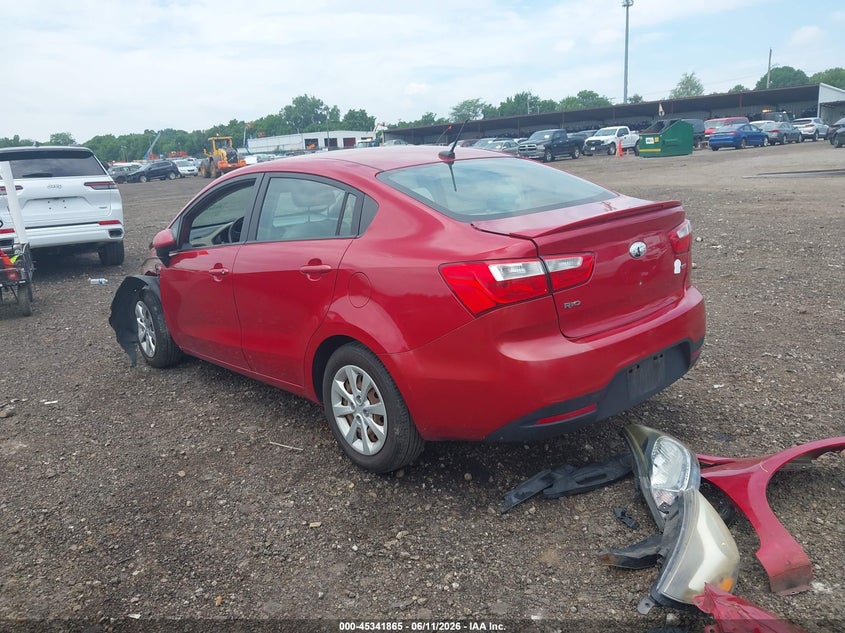 2013 Kia Rio VIN KNADM4A31D6308879 IAAI salvage auction — FRONT END, Salvage (Ohio), sold $350 on 2026-07-08 (photo 3)
