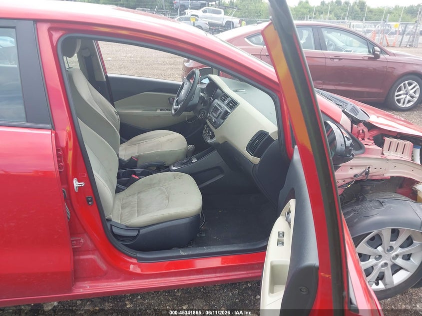 2013 Kia Rio VIN KNADM4A31D6308879 IAAI salvage auction — FRONT END, Salvage (Ohio), sold $350 on 2026-07-08 (photo 5)