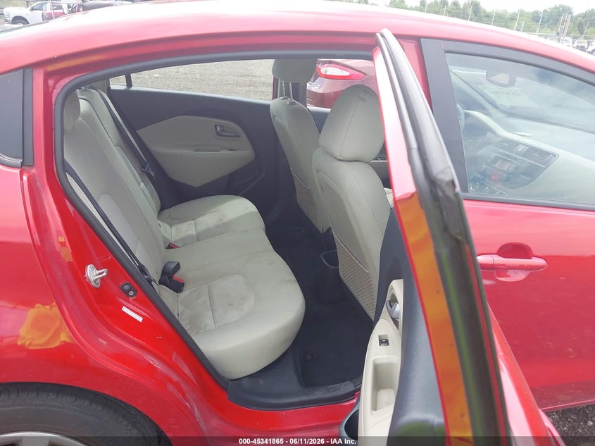 2013 Kia Rio VIN KNADM4A31D6308879 IAAI salvage auction — FRONT END, Salvage (Ohio), sold $350 on 2026-07-08 (photo 8)