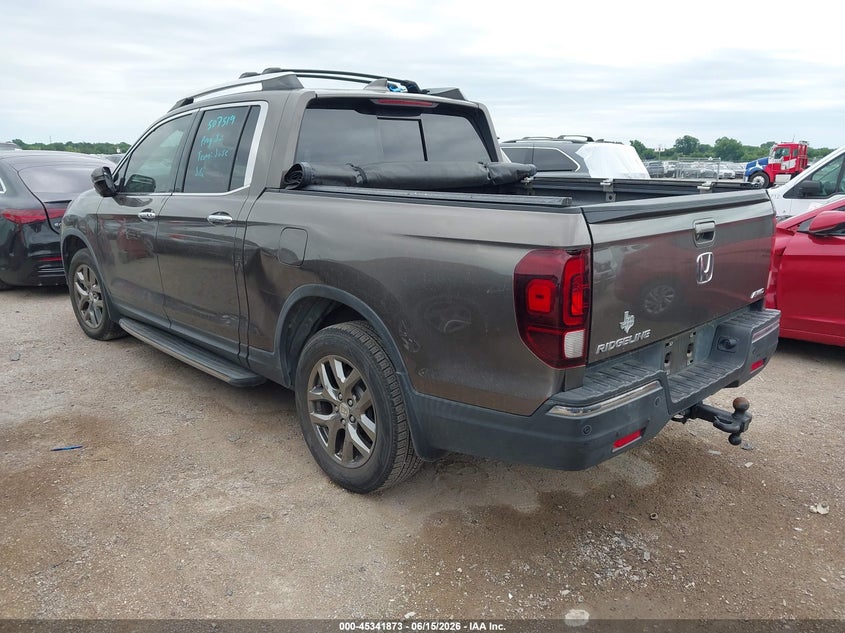2020 Honda Ridgeline VIN 5FPYK3F77LB007169 IAAI salvage auction — RIGHT SIDE, Original (Texas), sold $9,050 on 2026-07-21 (photo 3)