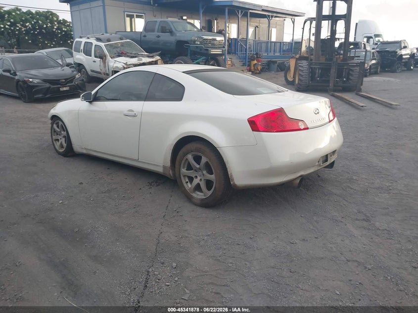 2003 Infiniti G35 VIN JNKCV54E43M218858 IAAI salvage auction — FRONT END, Salvage (Hawaii), sold $50 on 2026-09-04 (photo 3)