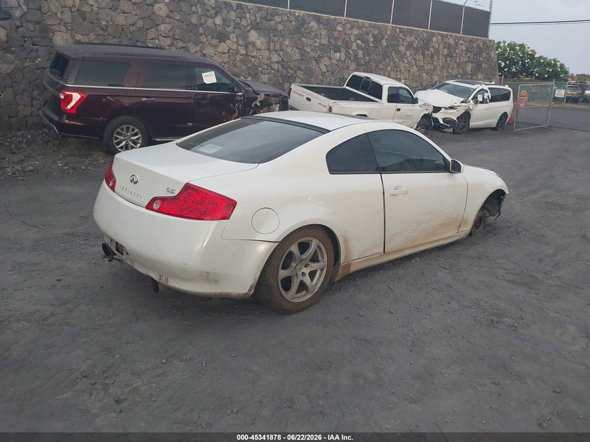 2003 Infiniti G35 VIN JNKCV54E43M218858 IAAI salvage auction — FRONT END, Salvage (Hawaii), sold $50 on 2026-09-04 (photo 4)