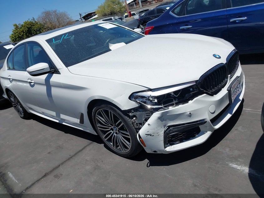 2017 BMW 5er VIN WBAJA5C39HG896920 IAAI salvage auction — RIGHT FRONT, Salvage Title, sold $9,600 on 2026-07-22 (photo 1)