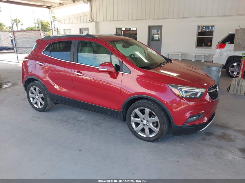 2017 Buick Encore VIN KL4CJDSM5HB040988 IAAI salvage auction — LEFT REAR, Rebuildable (Florida), sold $1,775 on 2026-07-15 (photo 1)