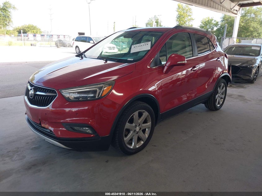 2017 Buick Encore VIN KL4CJDSM5HB040988 IAAI salvage auction — LEFT REAR, Rebuildable (Florida), sold $1,775 on 2026-07-15 (photo 2)