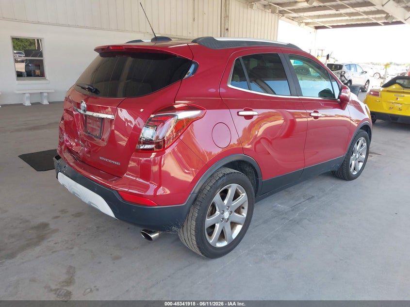 2017 Buick Encore VIN KL4CJDSM5HB040988 IAAI salvage auction — LEFT REAR, Rebuildable (Florida), sold $1,775 on 2026-07-15 (photo 4)