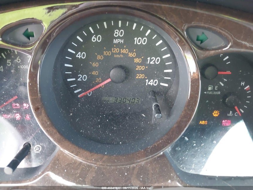 2002 Toyota Highlander VIN JTEGF21A620036130 IAAI salvage auction — RIGHT FRONT, Salvage (Texas), sold $350 on 2026-07-29 (photo 7)