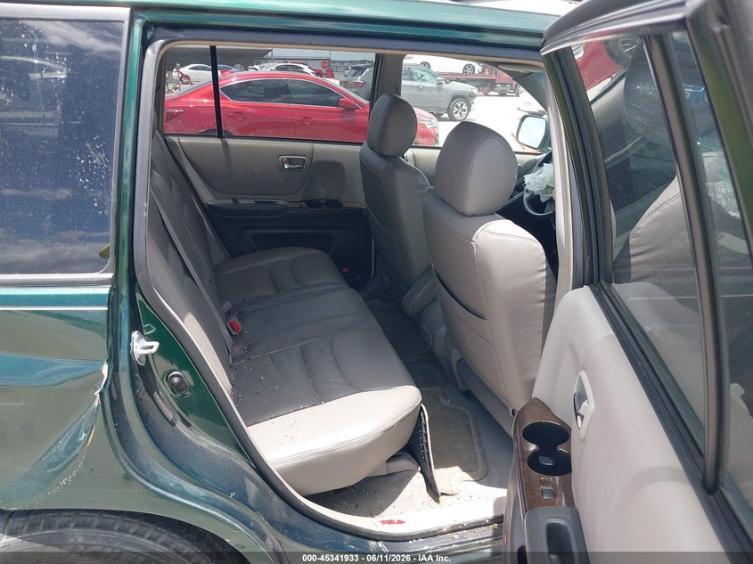 2002 Toyota Highlander VIN JTEGF21A620036130 IAAI salvage auction — RIGHT FRONT, Salvage (Texas), sold $350 on 2026-07-29 (photo 8)