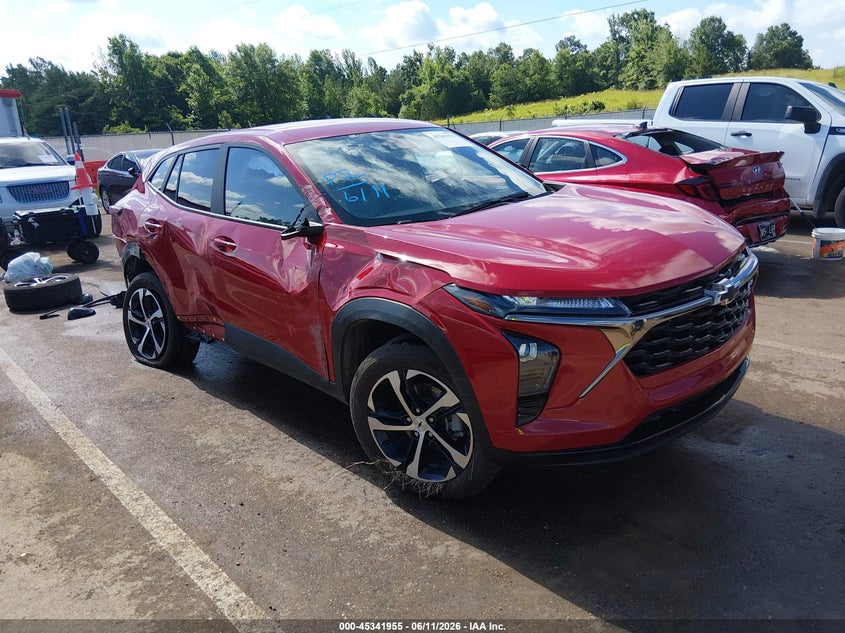 2026 Chevrolet Trax VIN KL77LGEPXTC026870 IAAI salvage auction — ROLLOVER, Salvage Title, sold $1,650 on 2026-07-23 (photo 1)