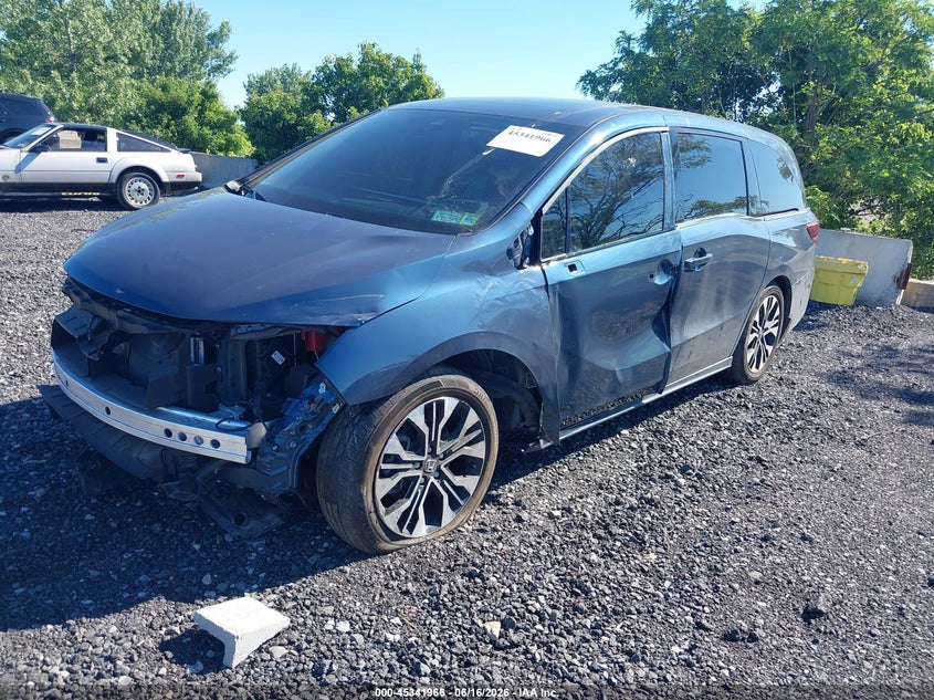2025 Honda Odyssey VIN 5FNRL6H94SB051199 IAAI salvage auction — FRONT END, Salvage Title, sold $9,300 on 2026-07-28 (photo 2)