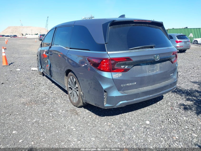 2025 Honda Odyssey VIN 5FNRL6H94SB051199 IAAI salvage auction — FRONT END, Salvage Title, sold $9,300 on 2026-07-28 (photo 3)