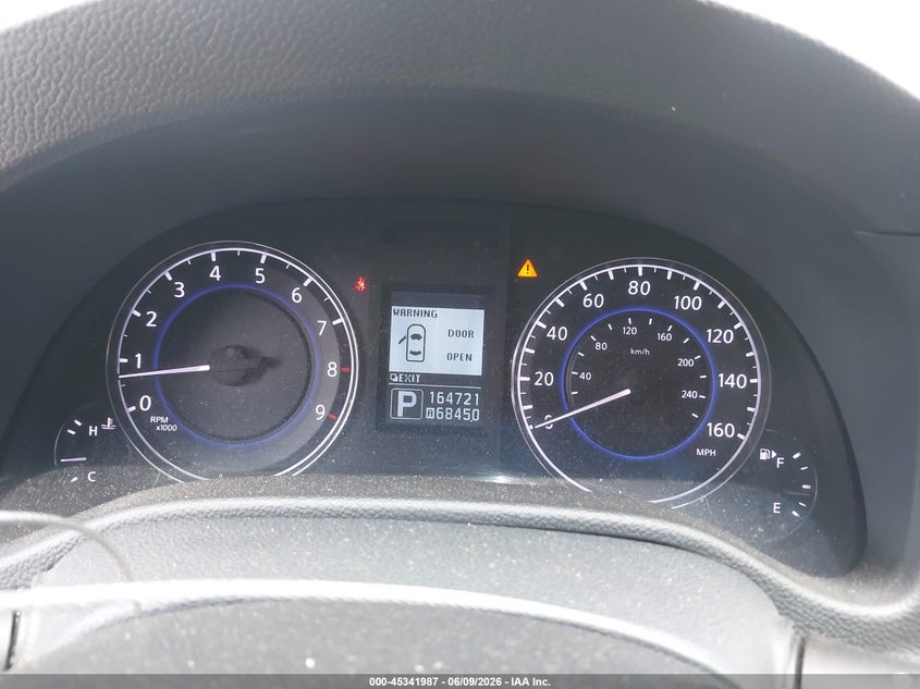 2013 Infiniti G VIN JN1CV6AP3DM716535 IAAI salvage auction — FRONT END, Original (Texas), sold $500 on 2026-07-22 (photo 7)