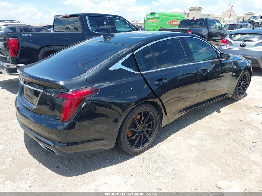 2020 Cadillac Ct5 VIN 1G6DW5RK8L0154335 IAAI salvage auction — WATER/FLOOD, Salvage (Texas), sold $9,200 on 2026-07-06 (photo 4)