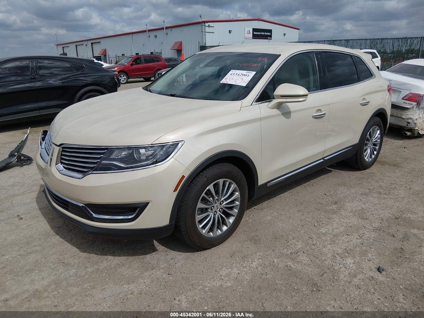 2016 Lincoln Mkx VIN 2LMPJ6KR7GBL27949 IAAI salvage auction — RIGHT FRONT, Salvage (Kansas), sold $825 on 2026-07-09 (photo 2)