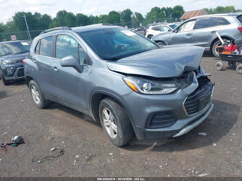 2019 Chevrolet Trax VIN KL7CJPSB8KB878796 IAAI salvage auction — FRONT END, Mv-907A (New York), sold $1,200 on 2026-07-09 (photo 1)