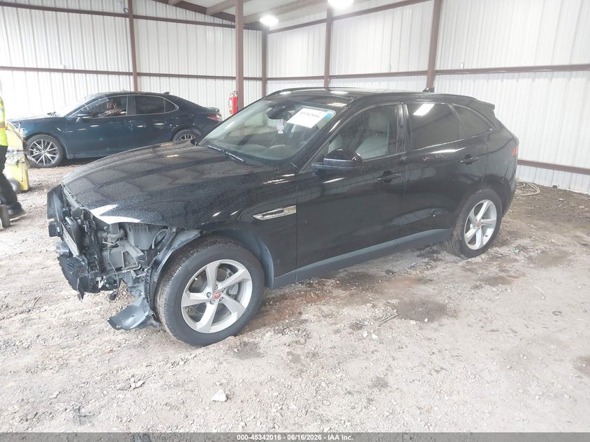 2018 Jaguar F-pace VIN SADCJ2FX3JA326191 IAAI salvage auction — FRONT END, Salvage (Idaho), sold $3,150 on 2026-07-31 (photo 2)