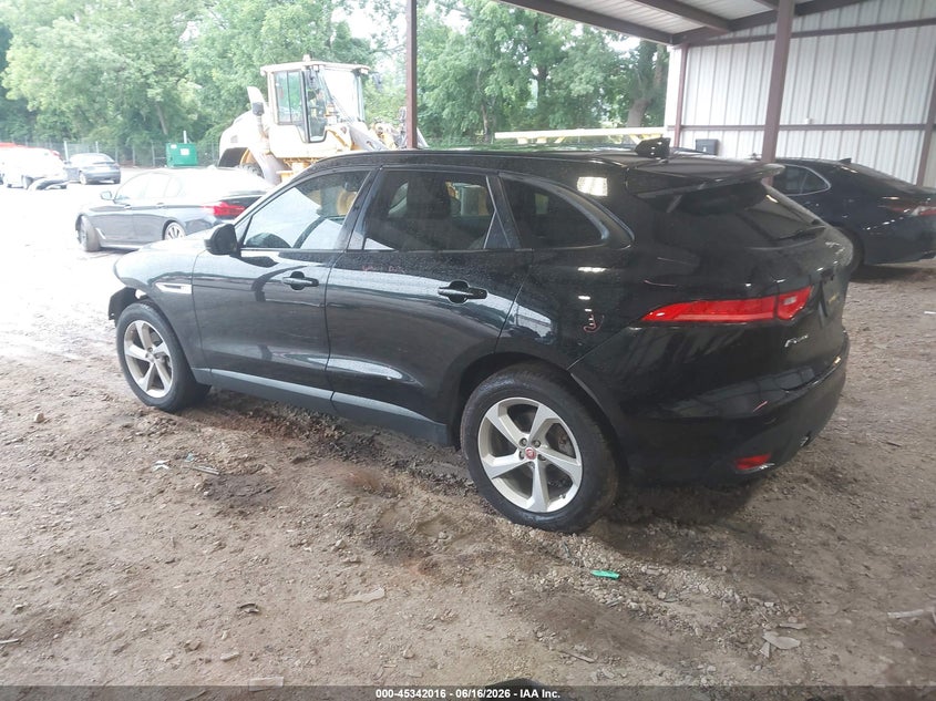 2018 Jaguar F-pace VIN SADCJ2FX3JA326191 IAAI salvage auction — FRONT END, Salvage (Idaho), sold $3,150 on 2026-07-31 (photo 3)
