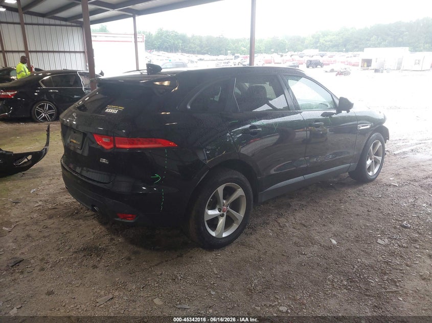 2018 Jaguar F-pace VIN SADCJ2FX3JA326191 IAAI salvage auction — FRONT END, Salvage (Idaho), sold $3,150 on 2026-07-31 (photo 4)
