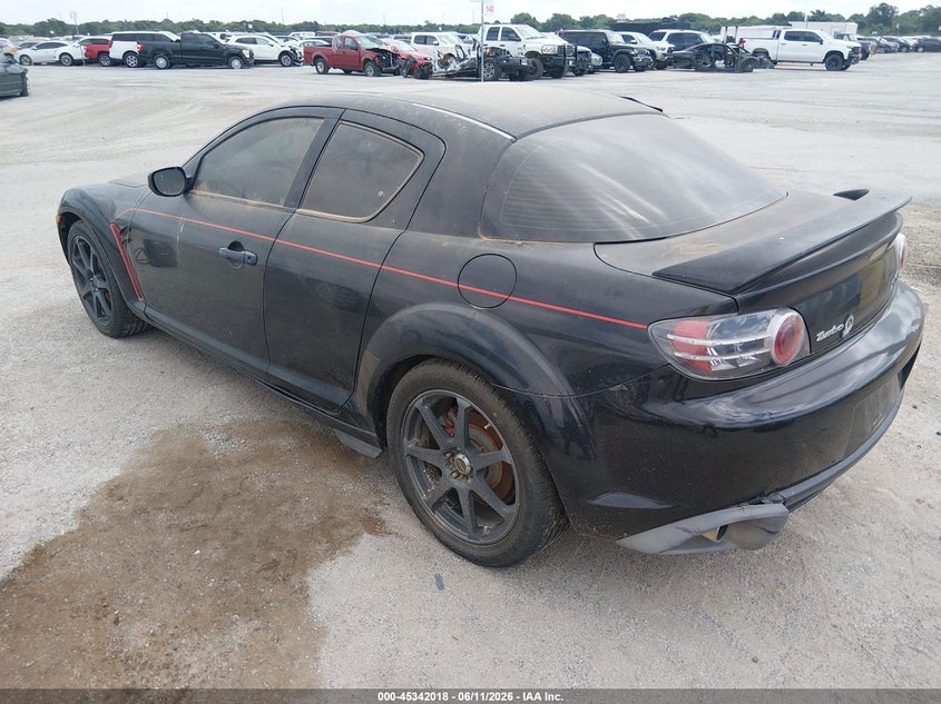 2008 Mazda Rx-8 VIN JM1FE173480214762 IAAI salvage auction — NORMAL WEAR, Original (Texas), sold $275 on 2026-07-14 (photo 3)