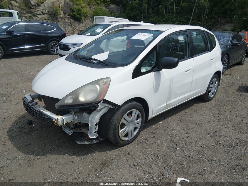 2011 Honda Fit VIN JHMGE8H38BS009595 IAAI salvage auction — FRONT END, Salvage (Rhode Island), sold $750 on 2026-07-07 (photo 2)