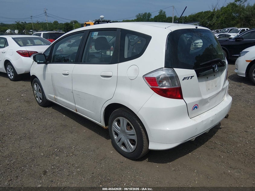 2011 Honda Fit VIN JHMGE8H38BS009595 IAAI salvage auction — FRONT END, Salvage (Rhode Island), sold $750 on 2026-07-07 (photo 3)