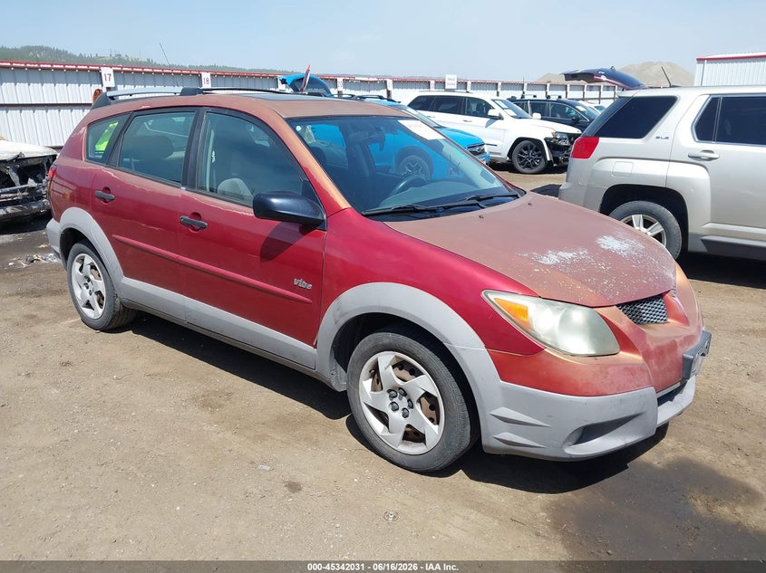 2003 Pontiac Vibe VIN 5Y2SL64893Z474676 IAAI salvage auction — NORMAL WEAR, Clear (Washington), sold $275 on 2026-07-14 (photo 1)
