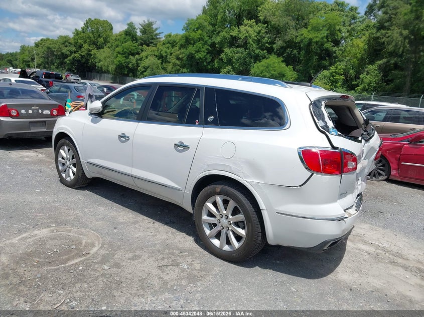 2016 Buick Enclave VIN 5GAKVCKD9GJ280437 IAAI salvage auction — REAR END, Salvage Title, sold $1,350 on 2026-08-20 (photo 3)