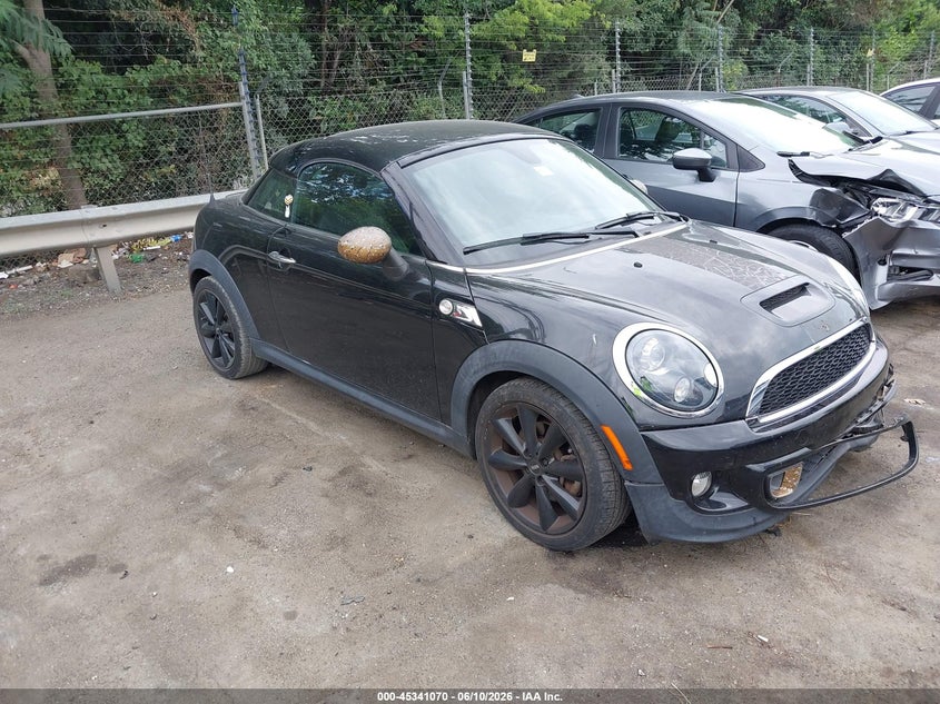 2014 Mini Coupe VIN WMWSX3C57ET409287 IAAI salvage auction — FRONT END, Salvage (North Carolina), sold $1,300 on 2026-07-23 (photo 1)