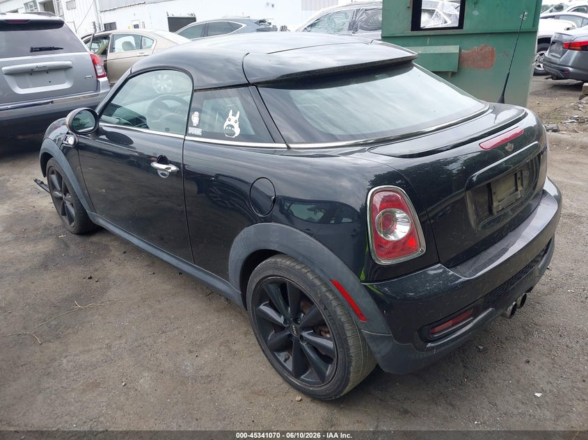 2014 Mini Coupe VIN WMWSX3C57ET409287 IAAI salvage auction — FRONT END, Salvage (North Carolina), sold $1,300 on 2026-07-23 (photo 3)