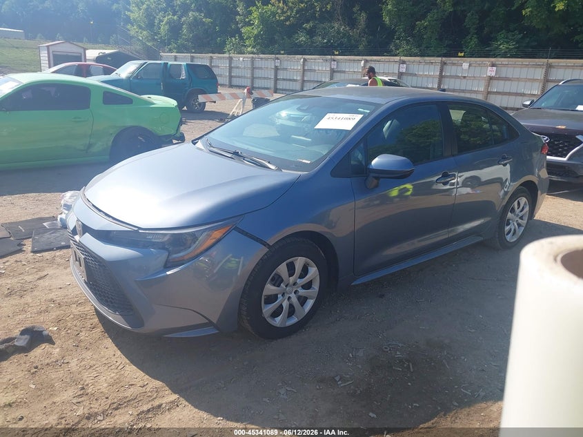 2022 Toyota Corolla VIN 5YFEPMAE2NP356403 IAAI salvage auction — SIDE, Salvage Title, sold $25 on 2026-07-29 (photo 2)