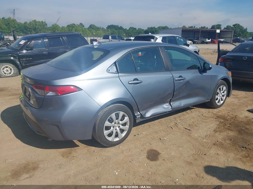 2022 Toyota Corolla VIN 5YFEPMAE2NP356403 IAAI salvage auction — SIDE, Salvage Title, sold $25 on 2026-07-29 (photo 4)