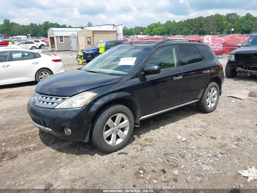 2007 Nissan Murano VIN JN8AZ08T57W500563 IAAI salvage auction — SIDE, Salvage (Georgia), sold $250 on 2026-07-24 (photo 2)
