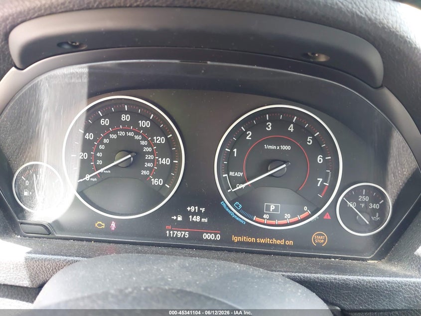 2018 BMW 3er VIN WBA8B9G57JNU57358 IAAI salvage auction — NORMAL WEAR, Original (Texas), sold $3,850 on 2026-07-13 (photo 7)