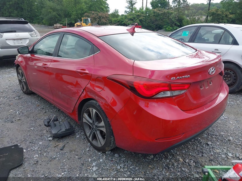 2014 Hyundai Elantra VIN KMHDH4AH6EU100704 IAAI salvage auction — FRONT END, Salvage (Georgia), sold $575 on 2026-07-21 (photo 3)